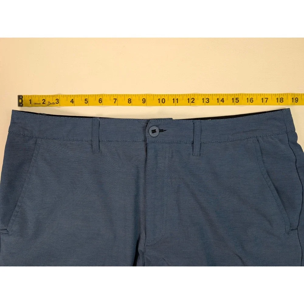 Fly Racing Mens Blue Hybrid Walk Shorts Size 36 Casual Active Stretch Micro-Cord
